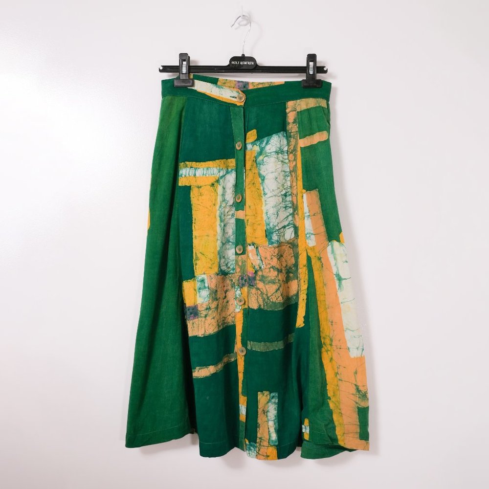 Osei-Duro silk button up skirt